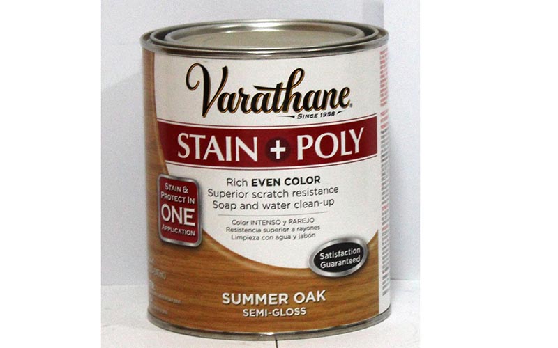 Varathane Stain + Poly